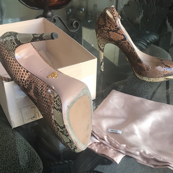 Prada Python Pitone Shoes - Picture 5 of 5